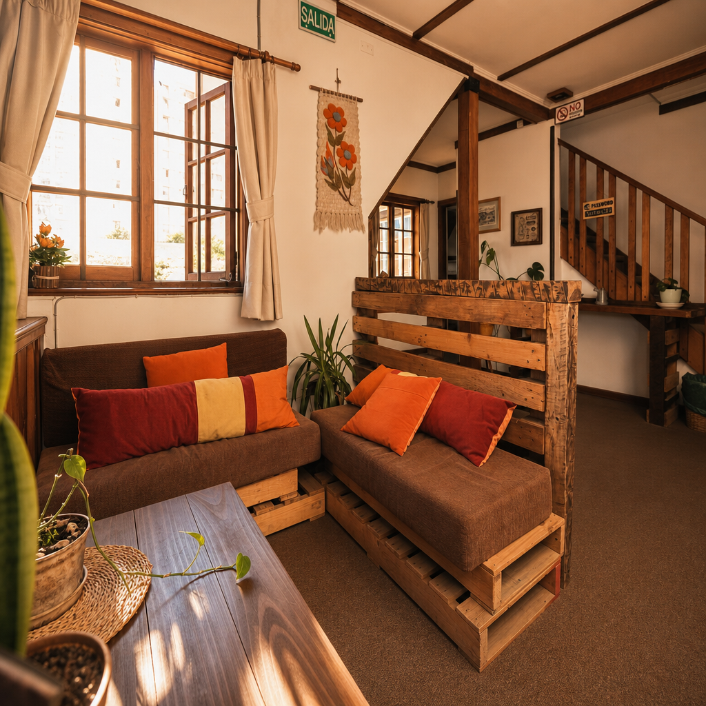 Espacio interior de Casa Vigas