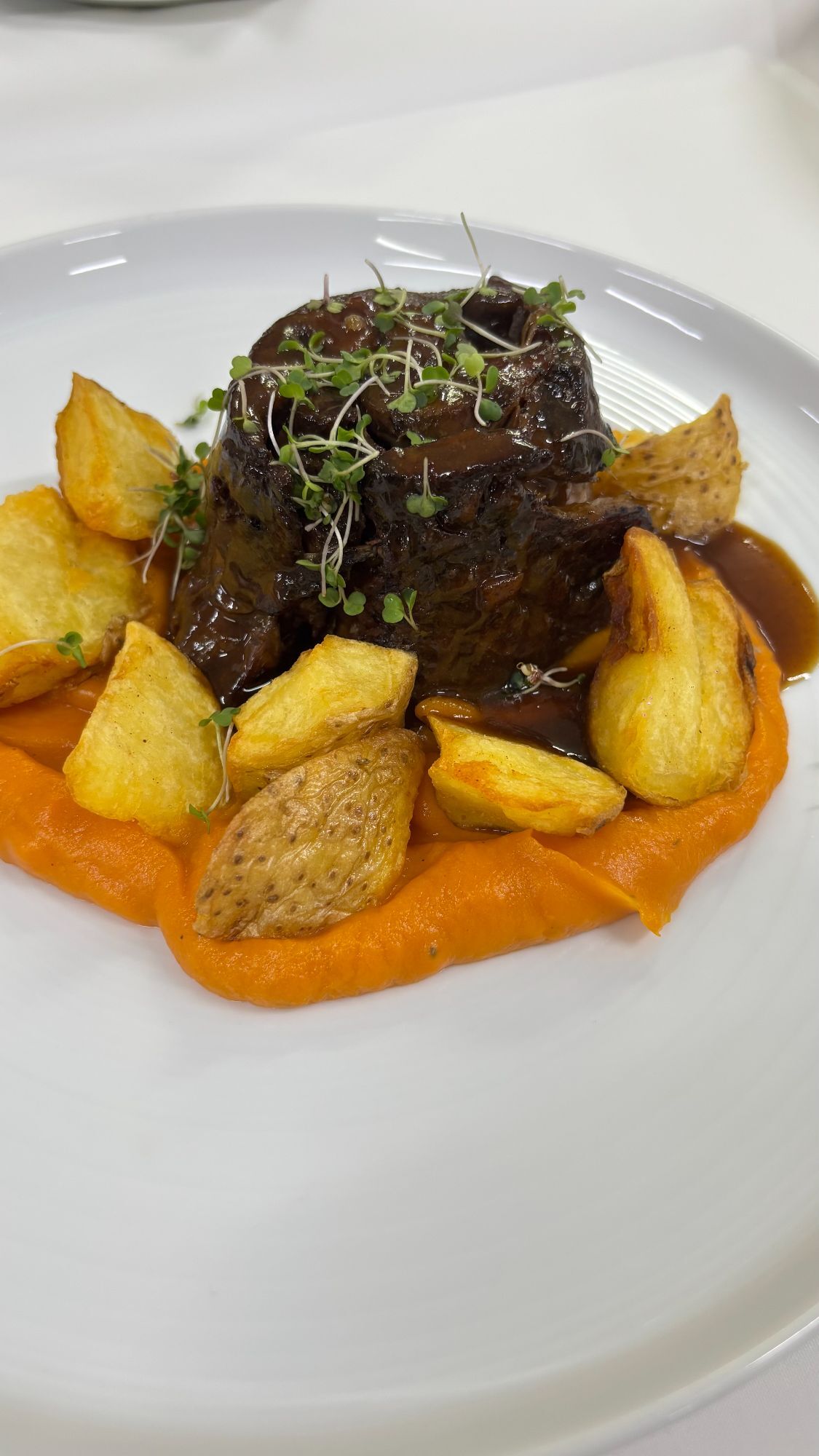 Braised veal