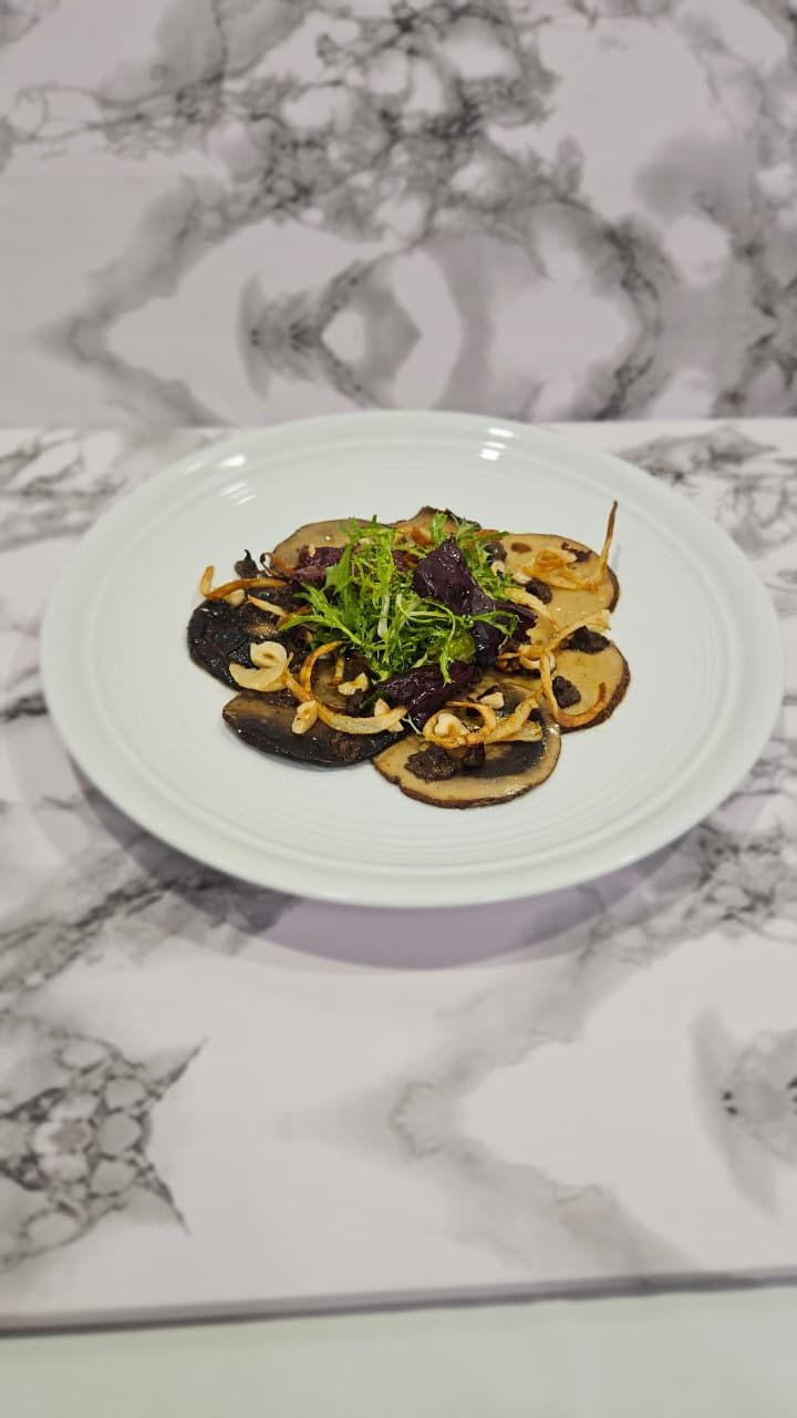 Carpaccio de hongos