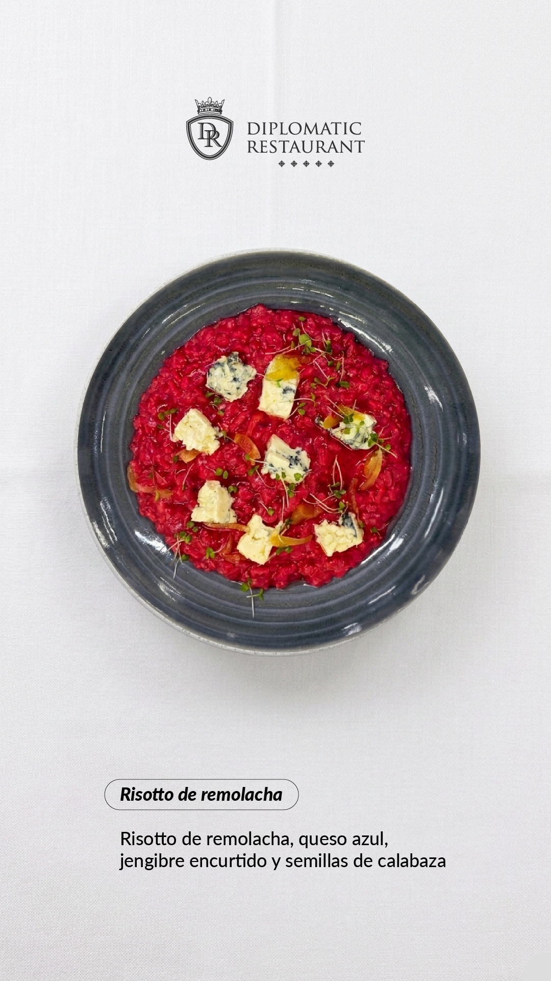 Beetroot risotto